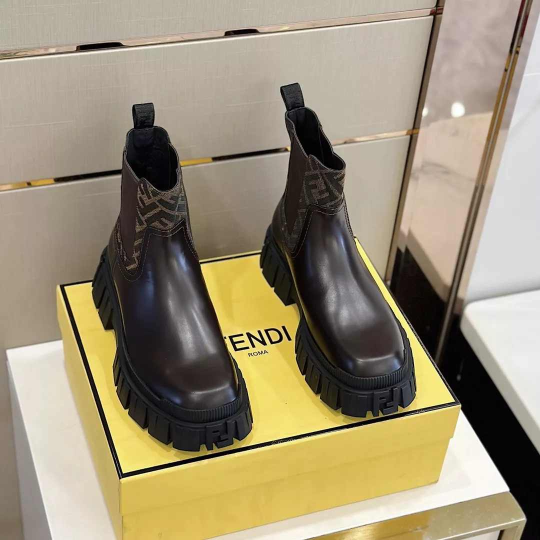 fendi fashion bottes pour homme s_12b35b62